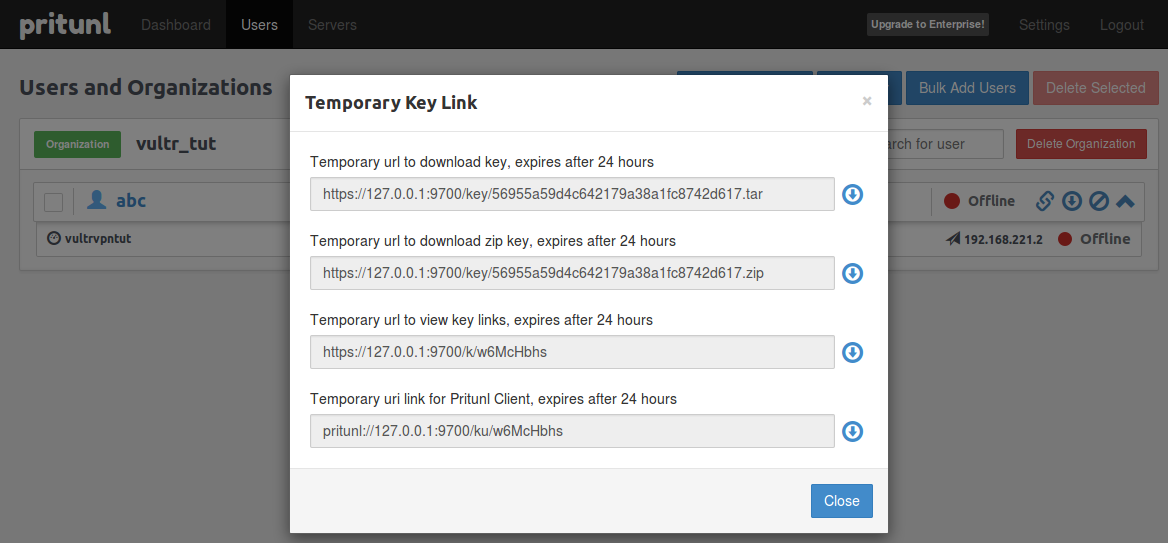 在Ubuntu 14.04上使用Pritunl设置VPN服务器