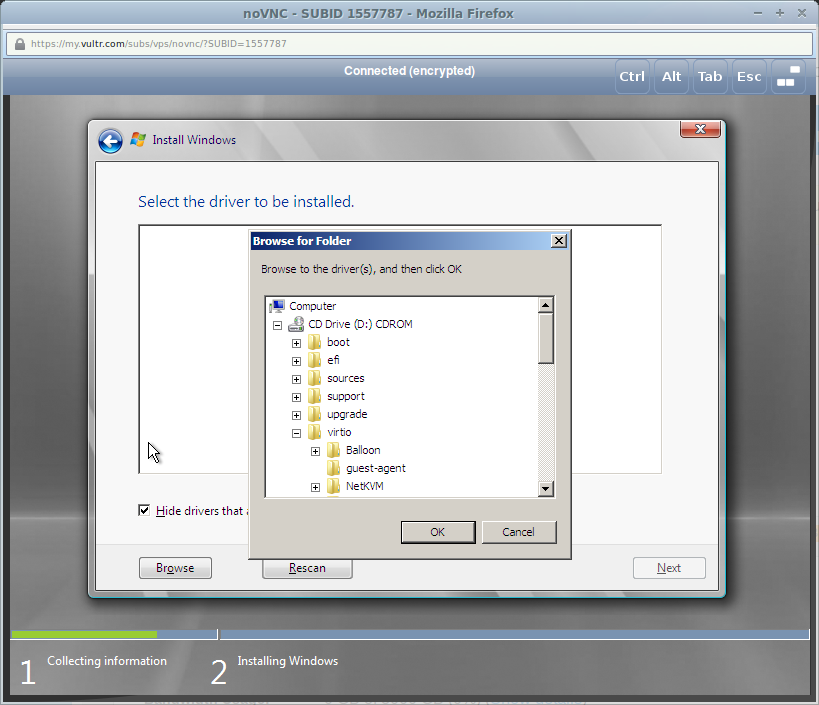 ISO personalizzato di Windows con driver VirtIO