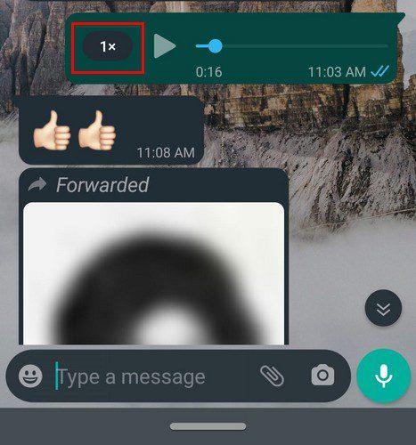 Cách thay đổi tốc độ của tin nhắn âm thanh WhatsApp