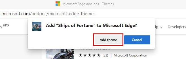 Nieuwe thema's downloaden voor Microsoft Edge