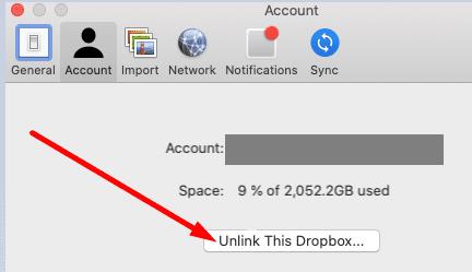 Poprawka: Dropbox nie znajduje nowych zdjęć na iPhonie