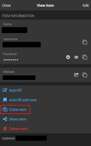 Bitwarden: So klonen Sie einen Eintrag