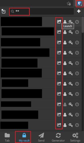 Bitwarden: So öffnen Sie die mit einem Eintrag verknüpfte URL