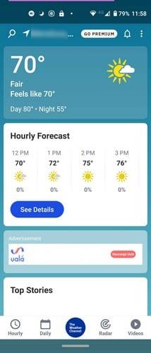 5 از بهترین و رایگان برنامه های آب و هوا برای Android