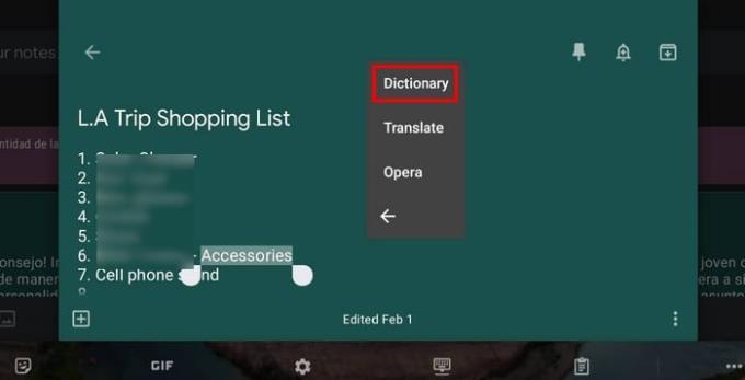 Adicione uma nova palavra ao dicionário do seu teclado - Android