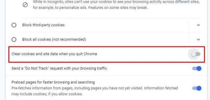 Cookies inschakelen en wissen in Chrome, Firefox en Chrome