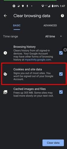 Cookies inschakelen en wissen in Chrome, Firefox en Chrome
