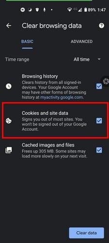 Cách bật và xóa cookie trong Chrome, Firefox và Chrome