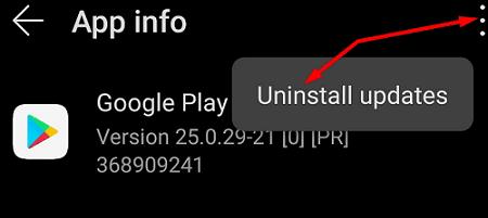 Android 오류 코드 192를 수정하는 방법