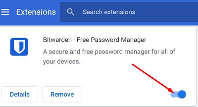 Corrigir o preenchimento automático do Bitwarden que não funciona no PC e no celular