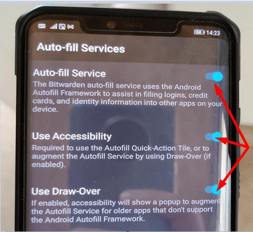 Fix Bitwarden Auto Fill werkt niet op pc en mobiel