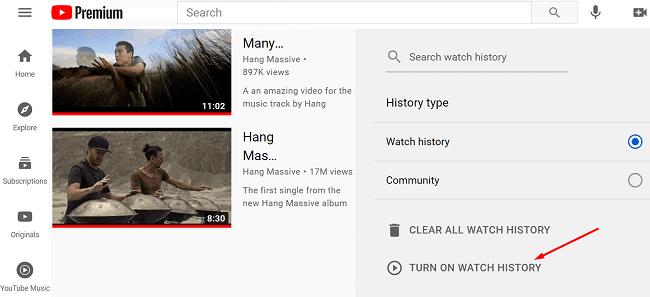 Correção: o histórico de exibição do YouTube não está atualizando