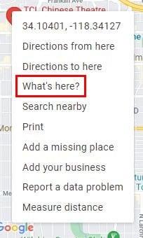 Google 地圖：如何查找某個位置的坐標