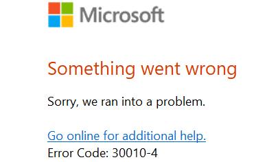 Cómo reparar el código de error 30010-4 de Microsoft Office