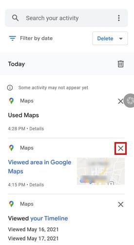 Come accedere e cancellare la cronologia di Google Maps