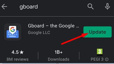 GboardがAndroidで動作を停止した場合の対処方法