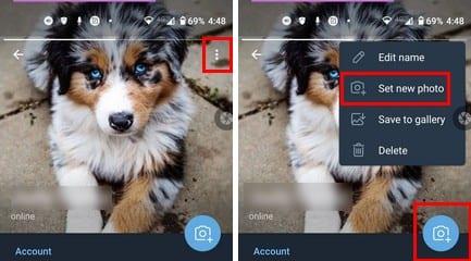 Como adicionar, alterar e excluir imagens de perfil do Telegram