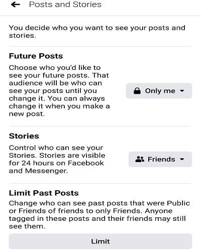 Facebook: Cómo ocultar todas las publicaciones al público o amigos