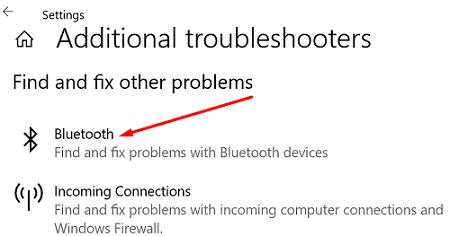 Corrigir a falta de alternância de Bluetooth no Windows 10