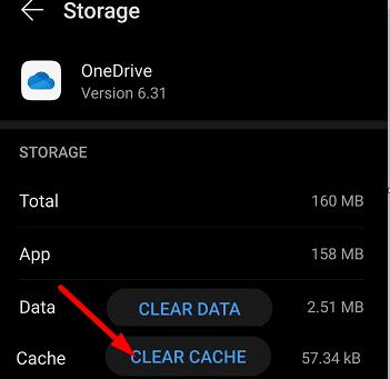 수정: OneDrive Android 카메라 업로드가 작동하지 않음