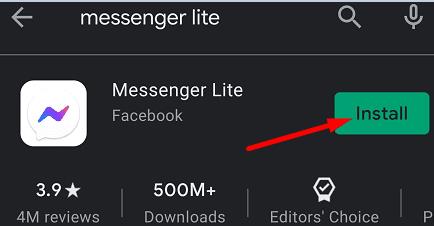 修復：在 Facebook Messenger 中加載媒體時出錯