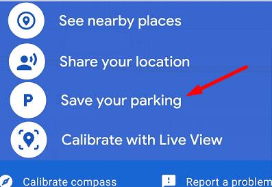 Como usar o Google Maps para encontrar seu carro estacionado