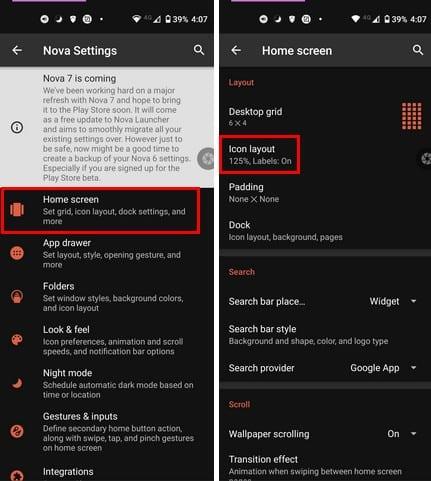 Como alterar o tamanho e o estilo dos ícones do seu aplicativo Android