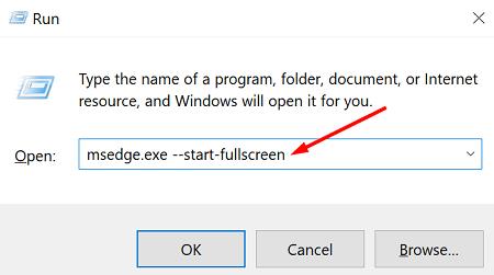 Oplossing: Microsoft Edge opent niet in volledig scherm