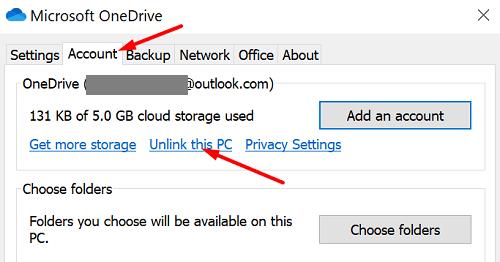Khắc phục: Không thể tạo thư mục OneDrive ở vị trí đã chọn