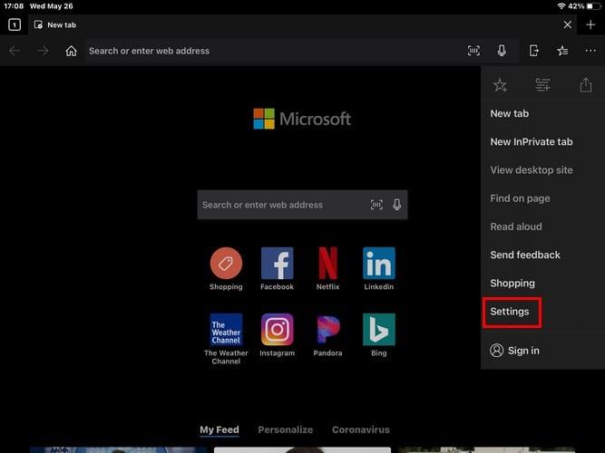 Cách Ngừng Nhận Phiếu thưởng Mua sắm trong Microsoft Edge