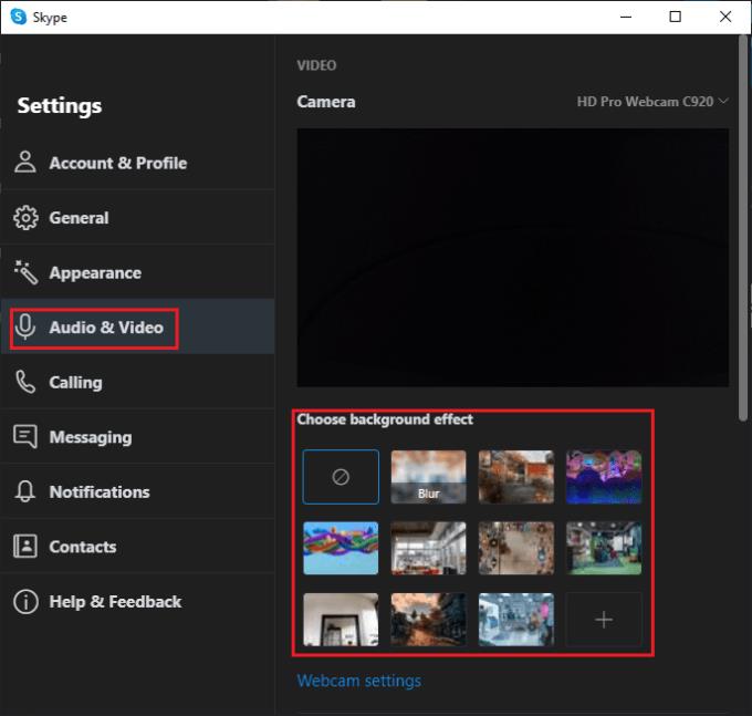 Skype: Cách định cấu hình nền Webcam tùy chỉnh