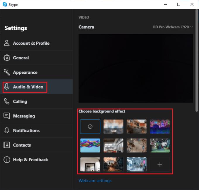 Skype: วิธีกำหนดค่าพื้นหลังเว็บแคมแบบกำหนดเอง