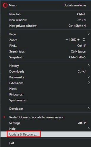 如何更新 Opera 瀏覽器 - 桌面版和安卓版
