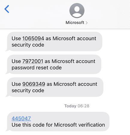Pourquoi est-ce que je continue à obtenir des codes de vérification Microsoft ?