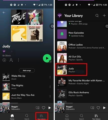 Spotify playlist bild ändern