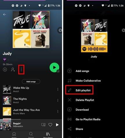 วิธีปรับแต่งรูปภาพ Spotify Playlist