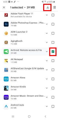 Google Play : retélécharger les applications achetées