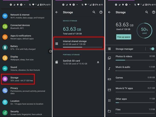 Como ver o que está ocupando mais espaço no seu dispositivo Android