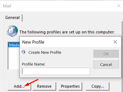 Napraw program Outlook: elementu nie można zapisać w tym folderze