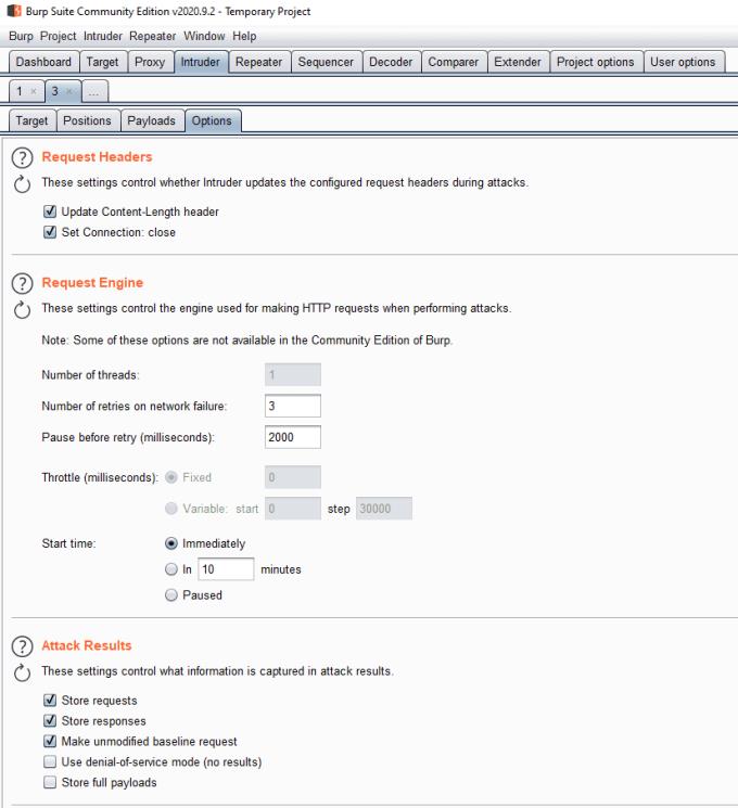 Come utilizzare Burp Suite Intruder per testare campi Web potenzialmente vulnerabili