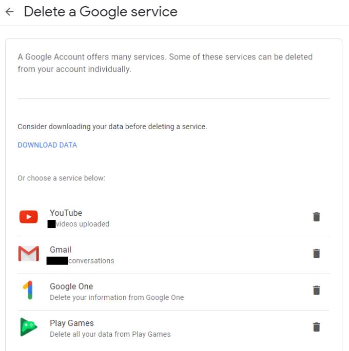 Google : Comment supprimer votre compte Google