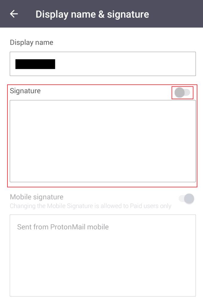Protonmail: een aangepaste handtekening toevoegen