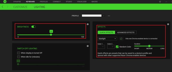 Razer Synapse 3.0: een aangepast kleurenschema voor achtergrondverlichting van het toetsenbord configureren