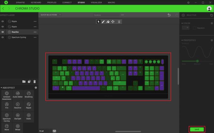 Razer Synapse 3.0: een aangepast kleurenschema voor achtergrondverlichting van het toetsenbord configureren