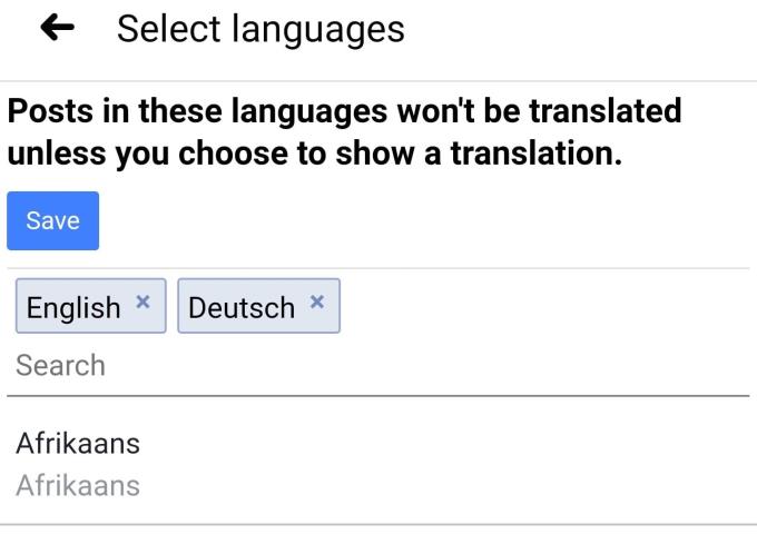 Facebookが自動的に翻訳するのを止める方法