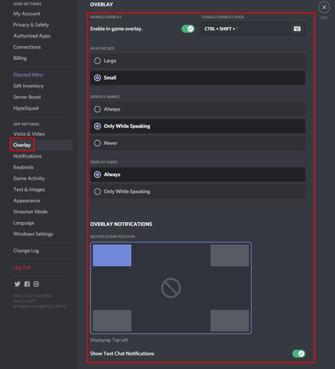 Discord: come abilitare e configurare l'overlay in-game