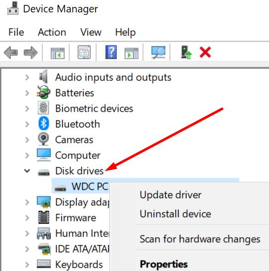 Solução de problemas de erro 0X800701B1 no Windows 10