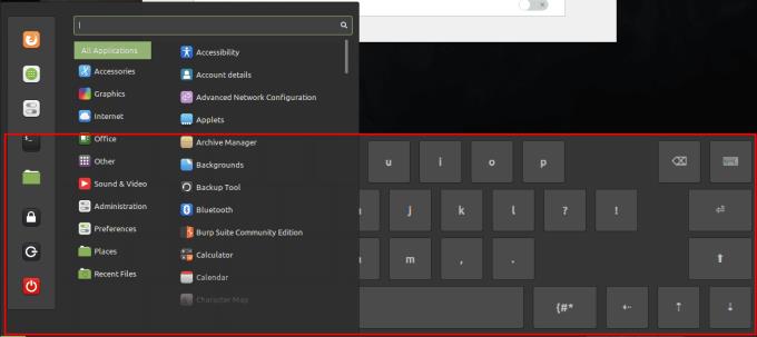 Linux Mint：オンスクリーンキーボードを有効にする方法