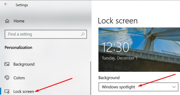 Fix Windows Spotlight Vergrendelscherm Afbeelding verandert niet