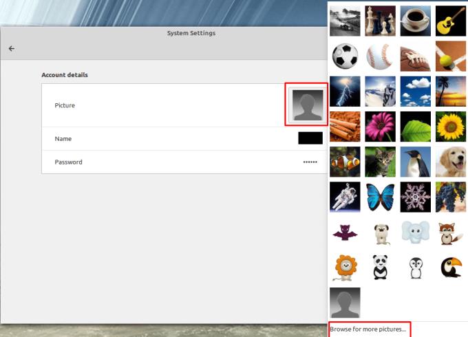 Linux Mint: come aggiungere un'immagine dell'account personalizzata